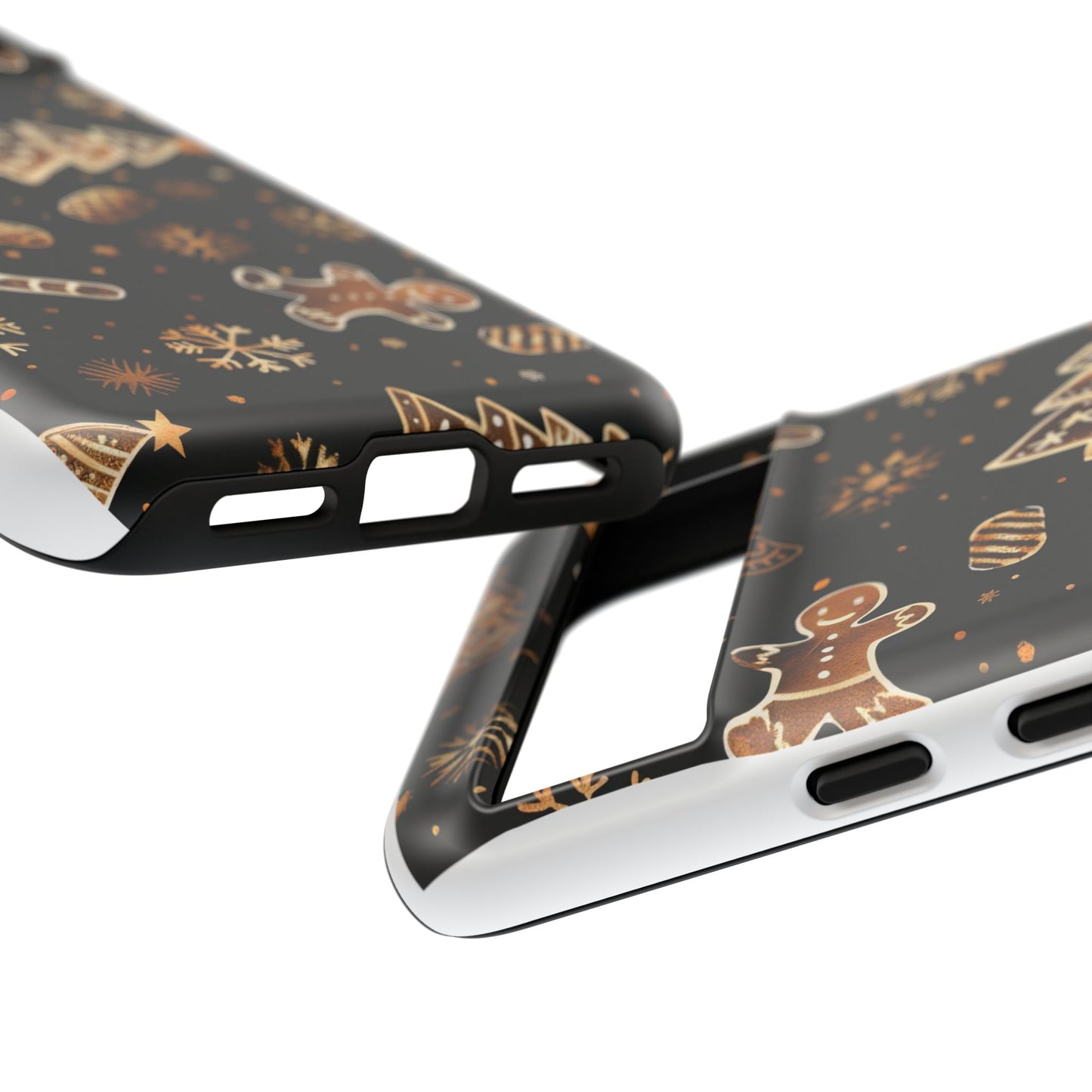 Christmas Cookie Phone Case,Black And Gold ,Case Holidays Case