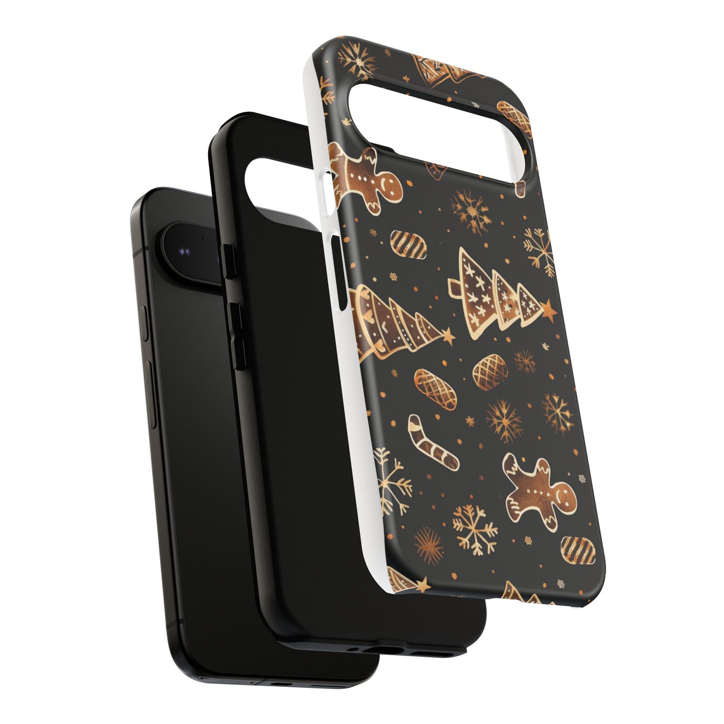 Christmas Cookie Phone Case,Black And Gold ,Case Holidays Case