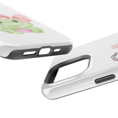 Cute Frog Phone Case, Impact-Resistant Phone Cover, Gift for Her, Fun Girl Accessories, Colorful Tech Protection